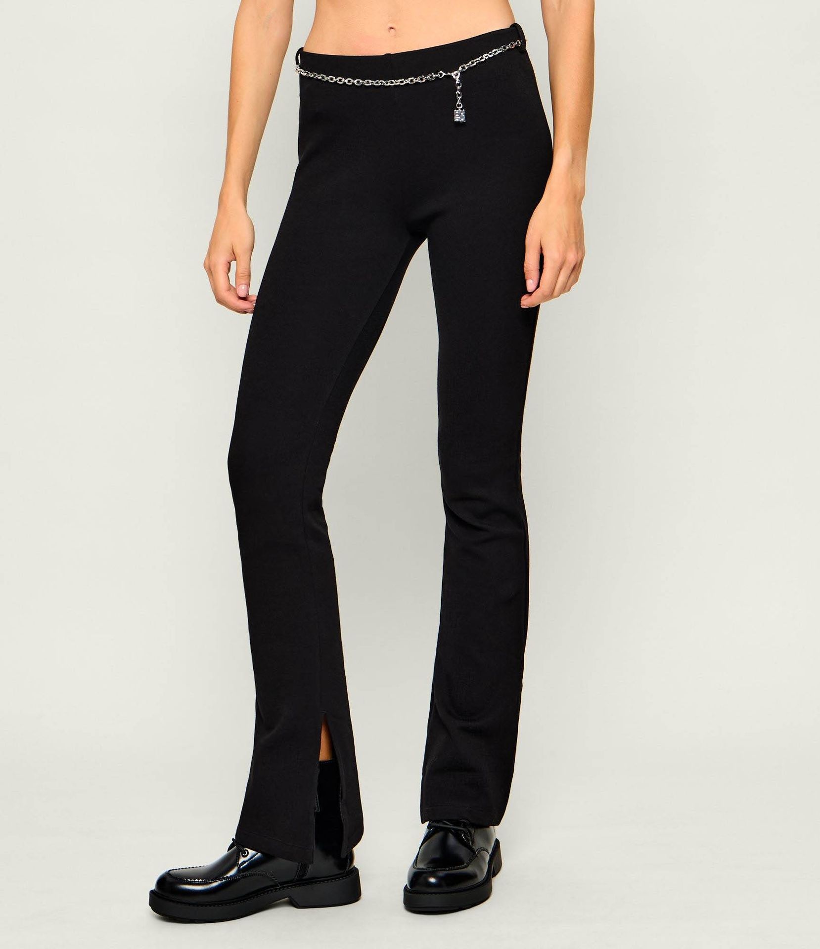 HUGO Spodnie dzianinowe Nenrietta Slim Fit