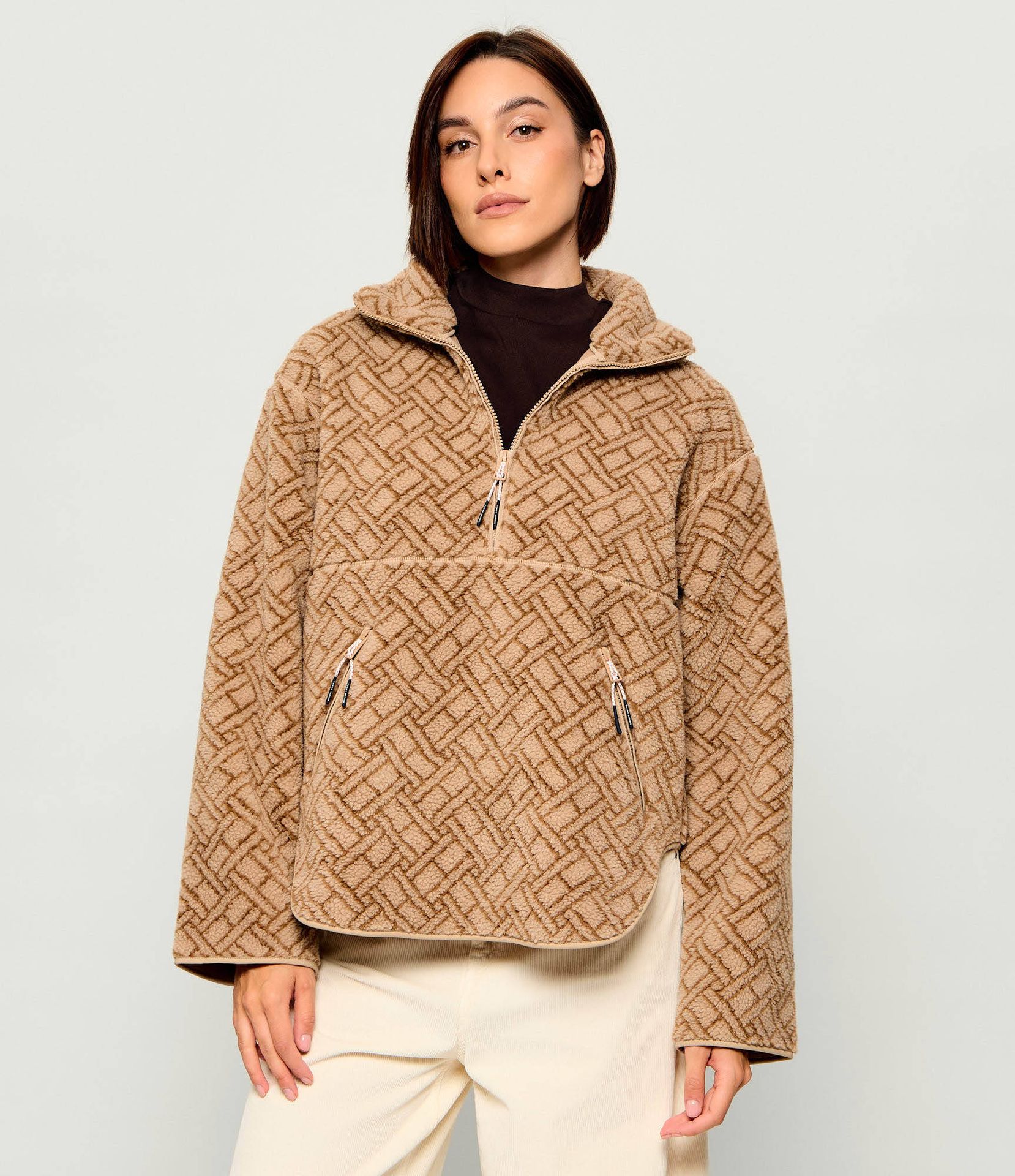 Tommy Hilfiger Polarowa bluza Relaxed fit