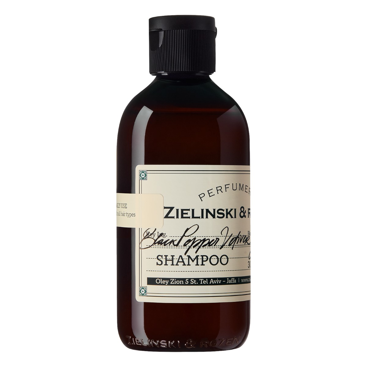 Zielinski & Rozen Szampon do codziennego stosowania Black Pepper, Vetiver, Neroli, Amber, 300 ml