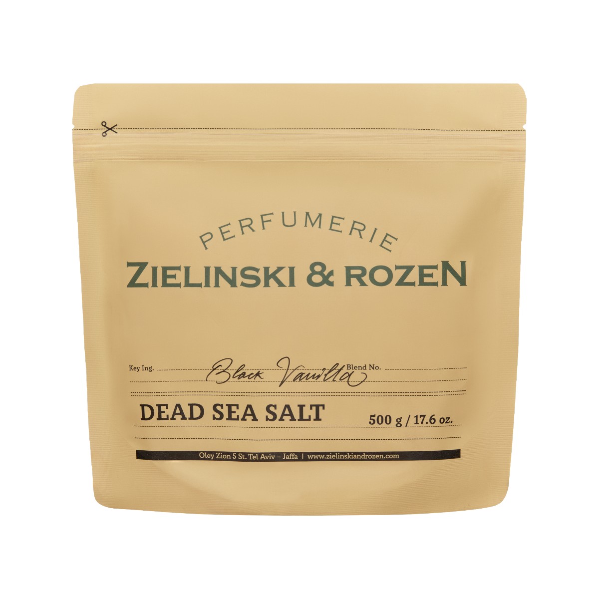 Zielinski & Rozen Sól do kąpieli z Morza Martwego, Vanilla, 500 g