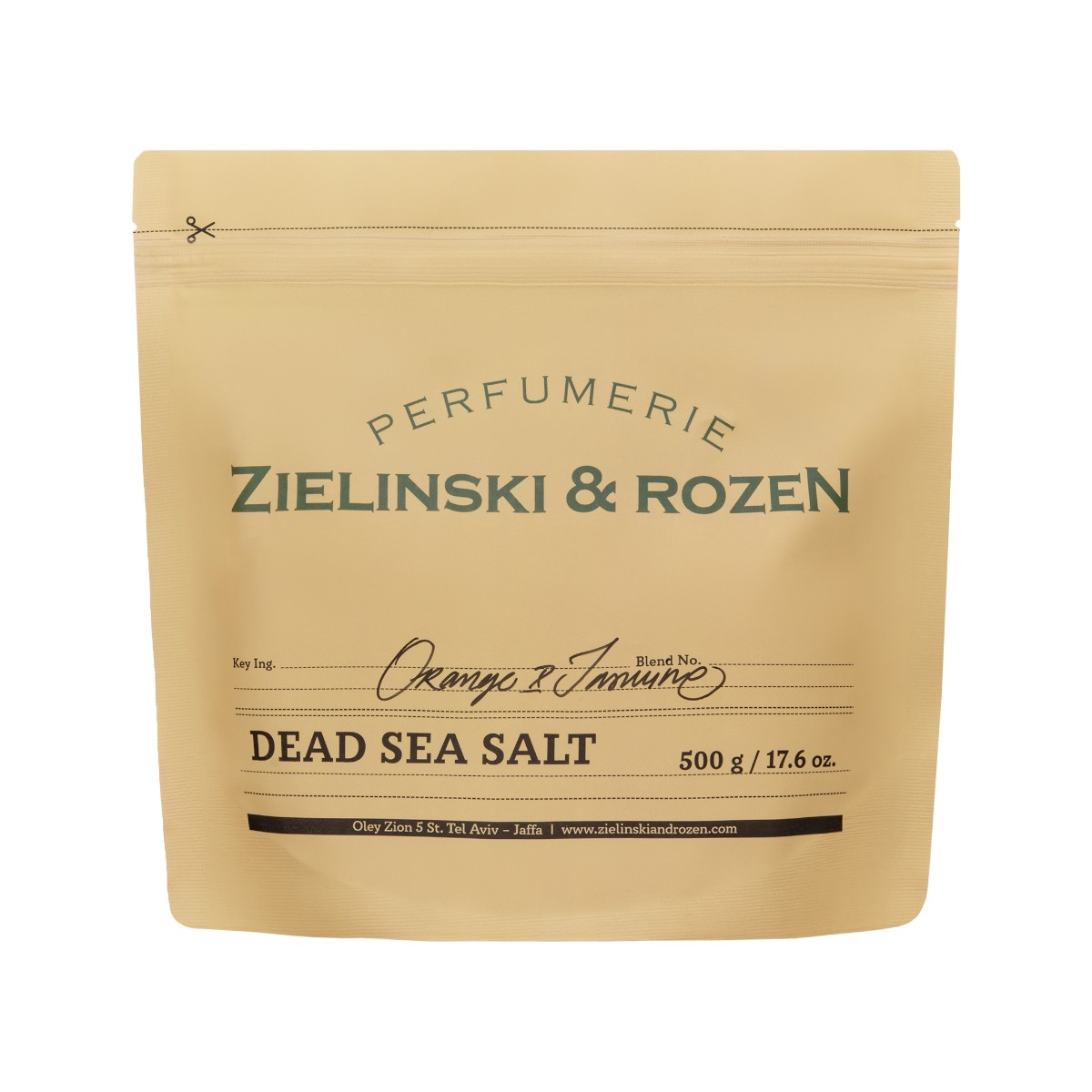 Zielinski & Rozen Sól do kąpieli z Morza Martwego Orange & Jasmine, 500 g