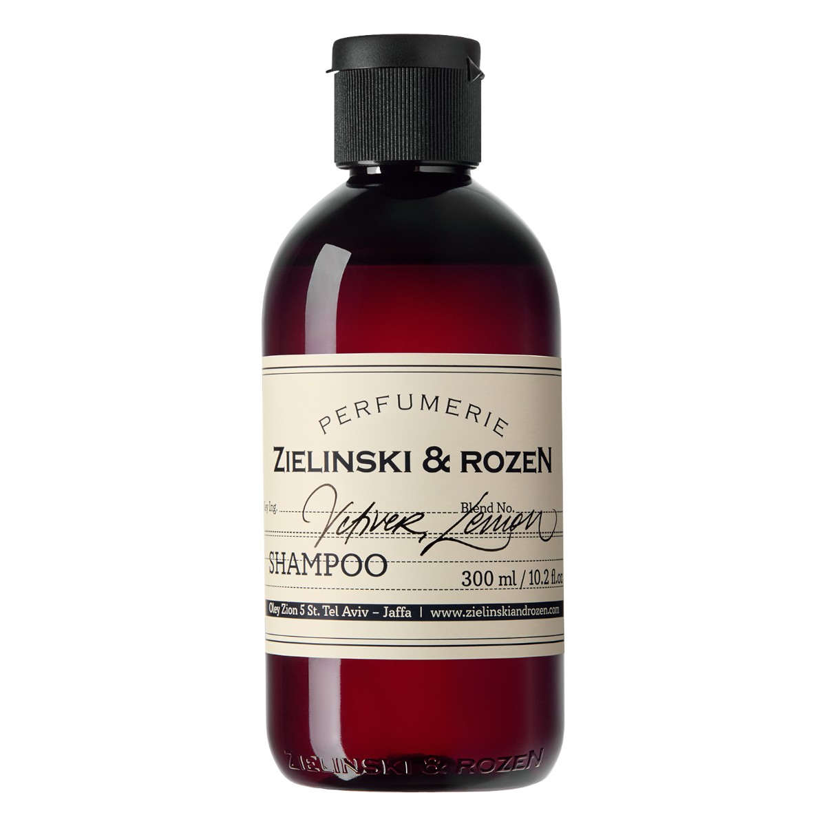 Zielinski & Rozen Szampon do włosów Vetiver, Lemon, 300 ml
