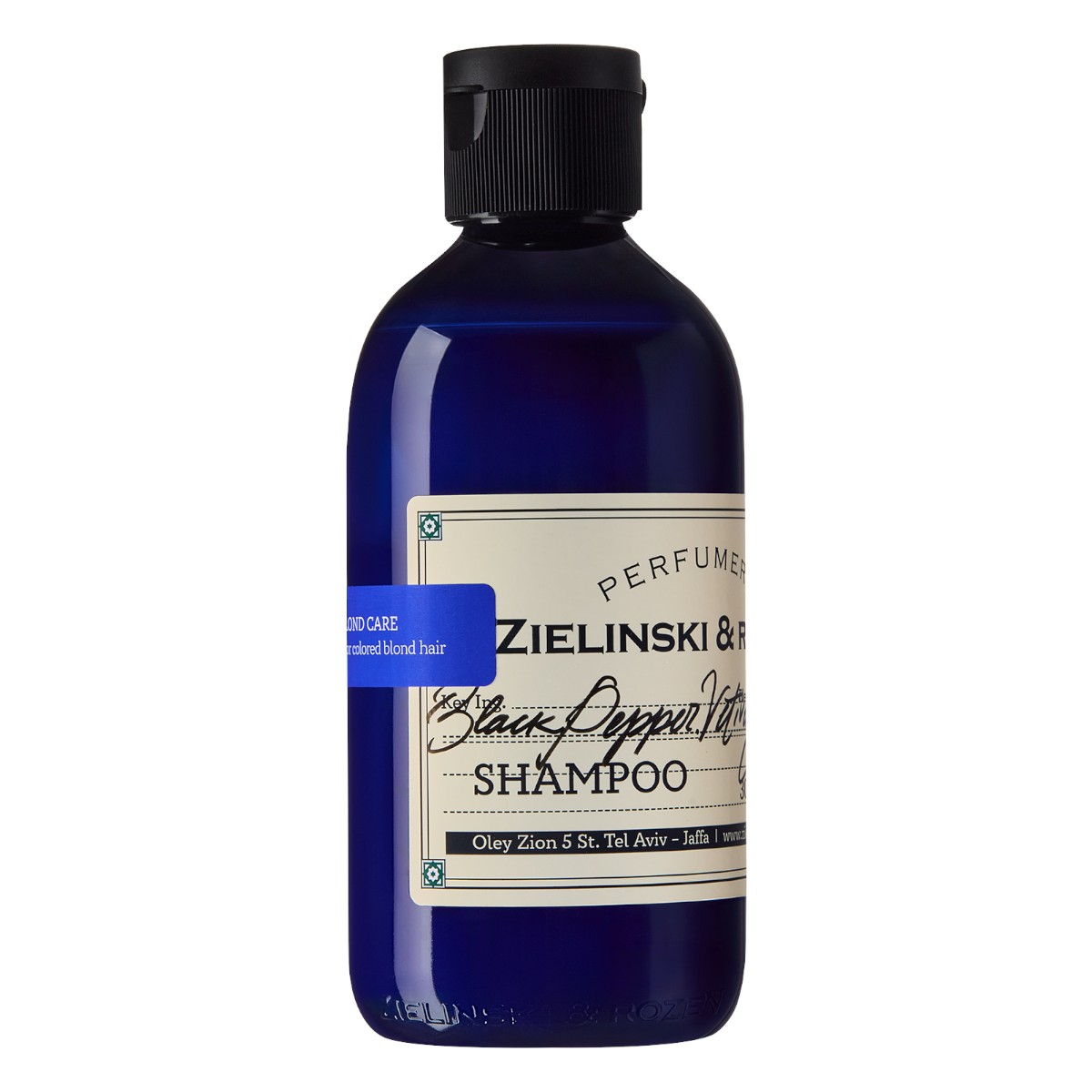 Zielinski & Rozen Szampon do farbowanych włosów blond Black Pepper, Vetiver, Neroli, Amber 300 ml