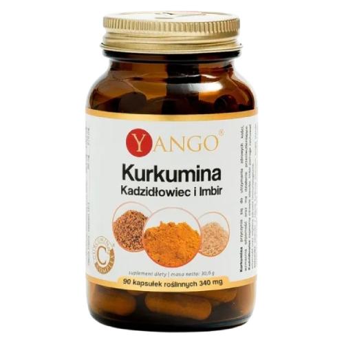 Yango Kurkumina Kadzidłowiec i Imbir, 90 kaps.