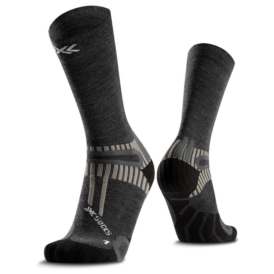 Skarpety X-Socks Hike Perform Merino Crew Rozmiar skarpet: 45-47 / Kolor: szary