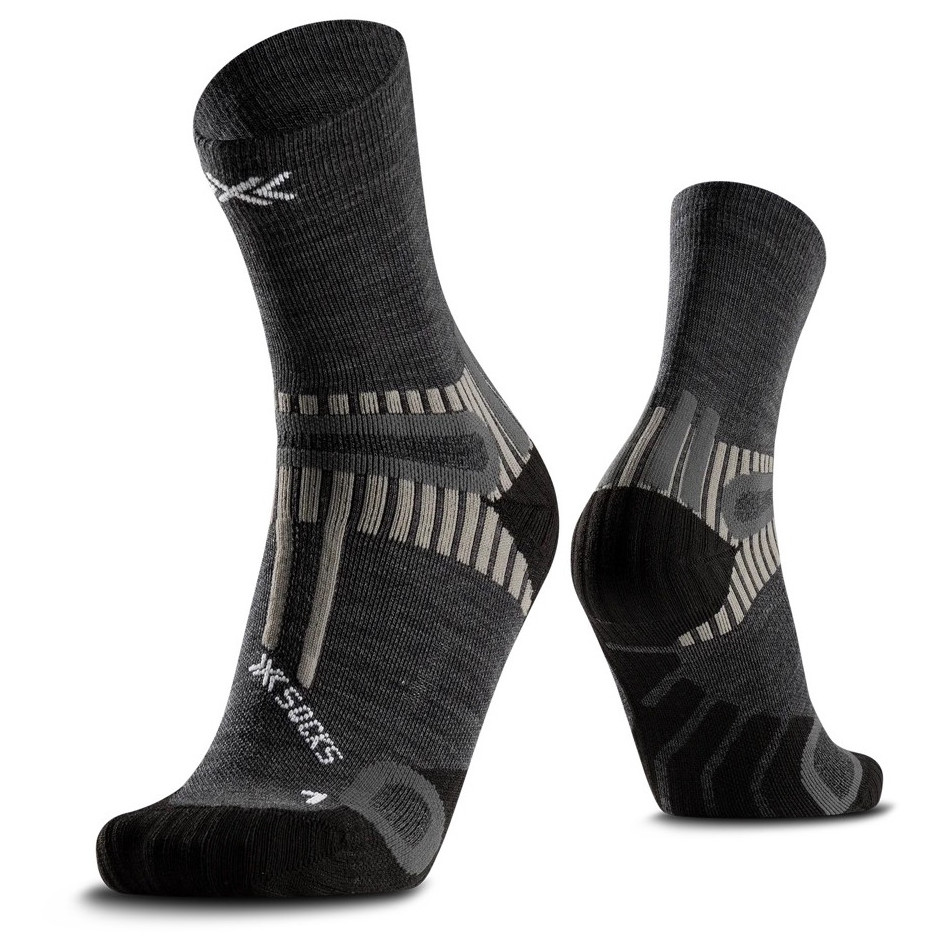 Skarpety X-Socks Hike Perform Merino Ankle Rozmiar skarpet: 37-38 / Kolor: szary