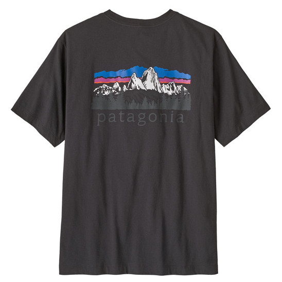 Koszulka męska Patagonia M's Fitz Roy Foothills T-Shirt Rozmiar: M / Kolor: czarny