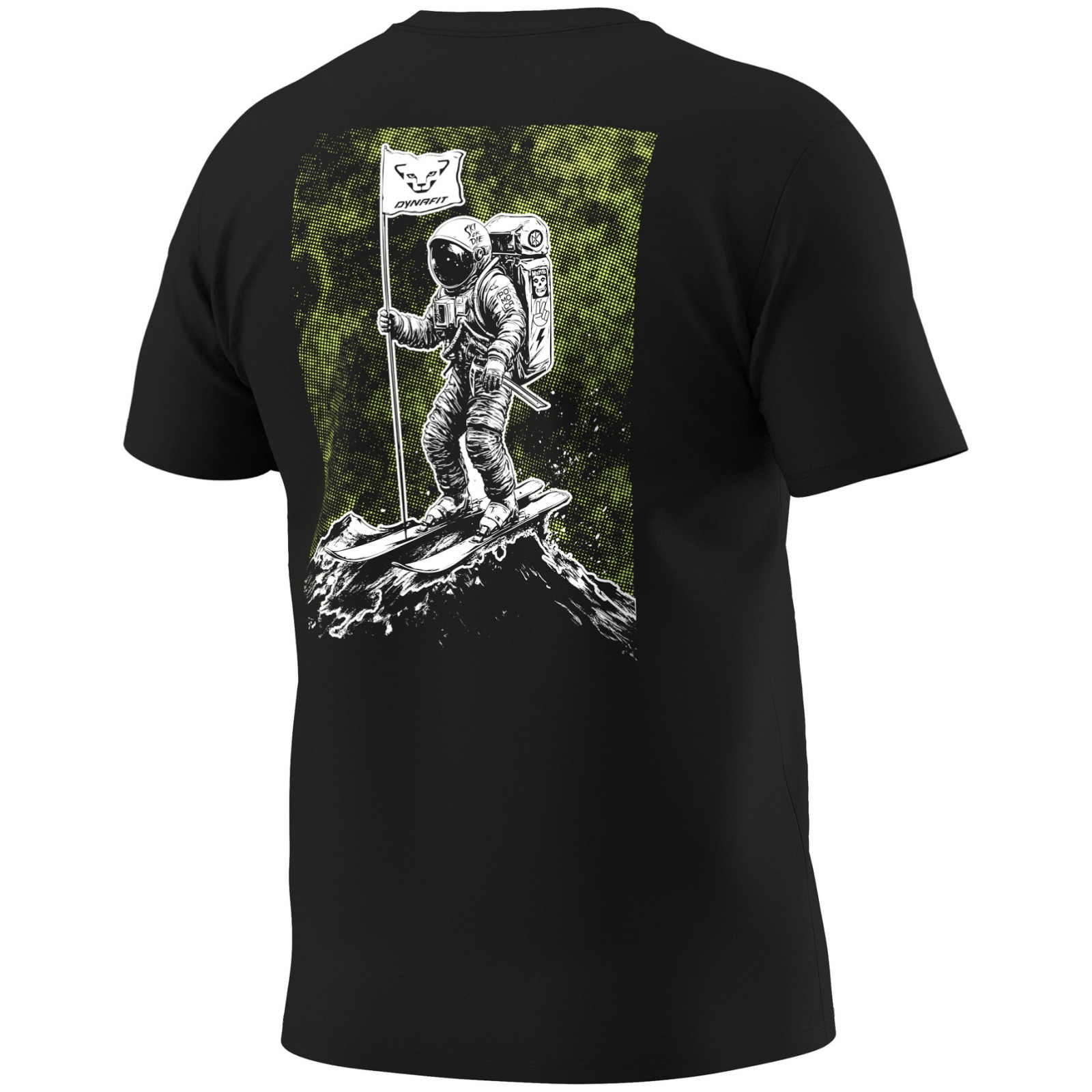 Koszulka męska Dynafit Back Graphic Co T-Shirt M Rozmiar: XXL / Kolor: czarny
