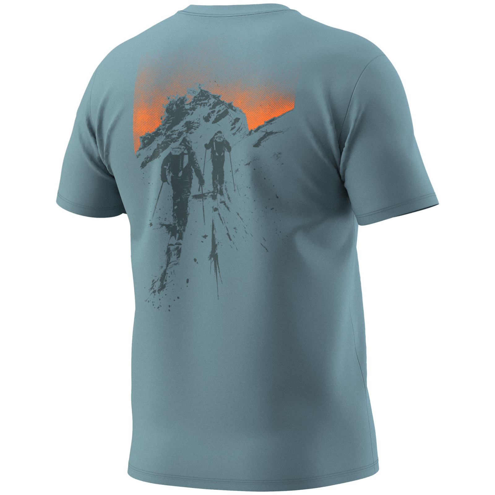 Koszulka męska Dynafit Back Graphic Co T-Shirt M Rozmiar: XXL / Kolor: niebieski