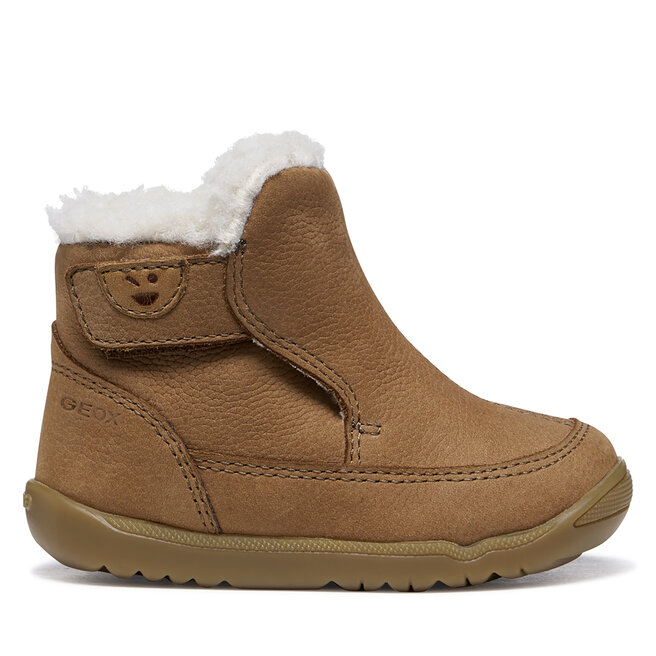 Kozaki Geox B Macchia Boy B664NB 00033 C6777 Brązowy