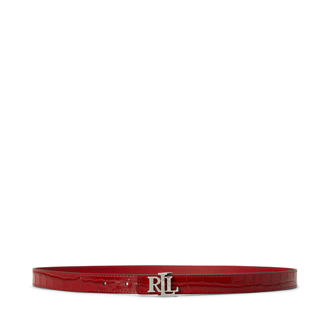 Pasek LAUREN RALPH LAUREN 412P18556002 Czerwony