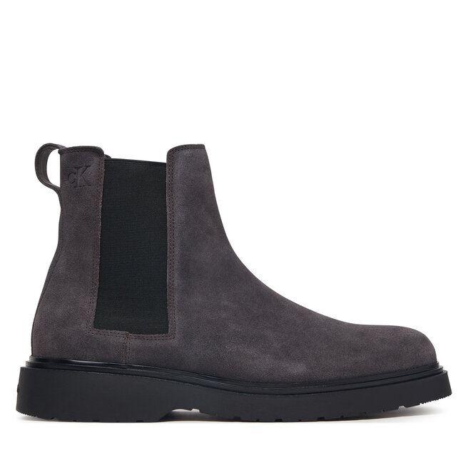 Sztyblety Calvin Klein Combat Ess Chelsea Boot Su YM0YM01372 Brązowy ciemny