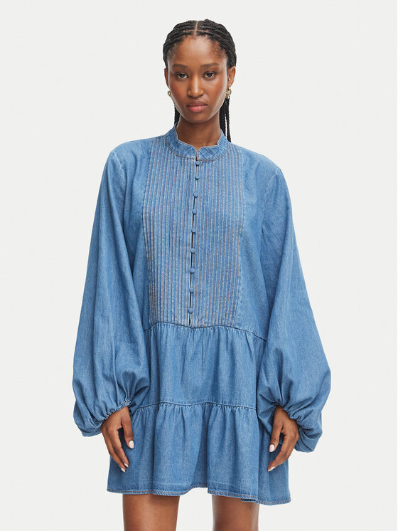 Bardot Sukienka jeansowa Antonia 91440DB Niebieski Regular Fit