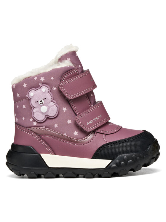 Geox Śniegowce B Trekkyup Girl B Abx B666MA 054FU C8007 S Różowy