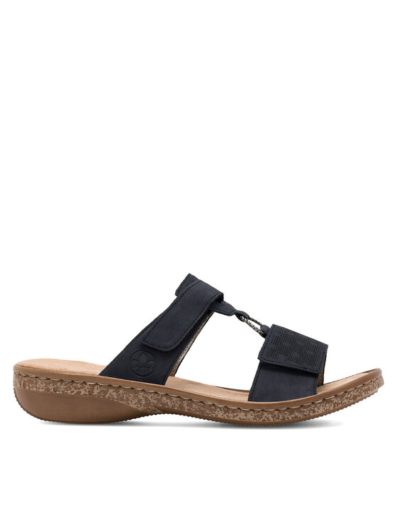Rieker Klapki 62885-14 Granatowy