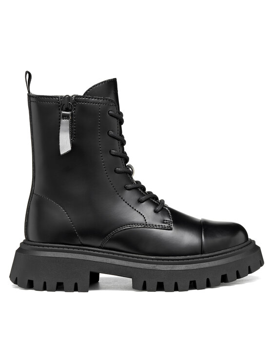 Geox Trzewiki J Maquinnens Girl J66M6A 000CN C9999 M Czarny