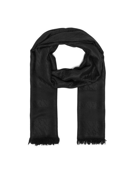 Armani Exchange Szal XW001408 AF16977 FC026 Czarny