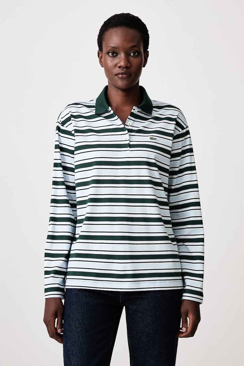 Lacoste longsleeve bawełniany damski