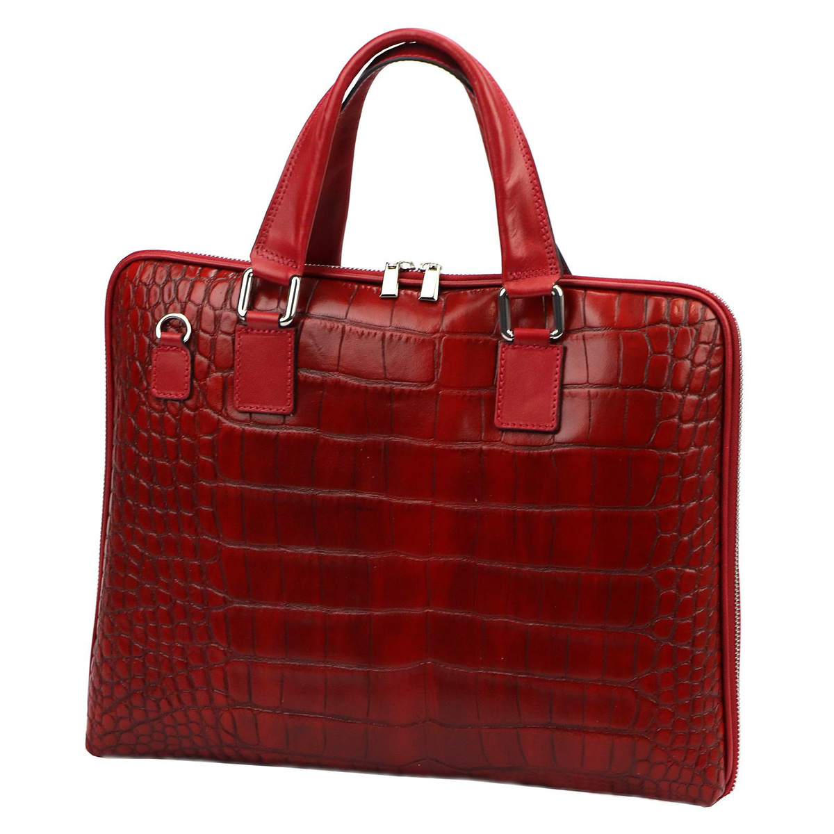 Skórzana aktówka damska Camilla PREMIUM 10.777 CROCO A4