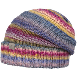 Czapka z Mankietem Bernardo Oversize by Lierys, niebiesko-czerwony, One Size