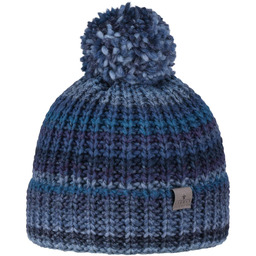 Czapka z Pomponem Finja by Lierys, niebiesko-szary, One Size