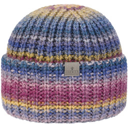 Czapka z Mankietem Limera by Lierys, niebiesko-czerwony, One Size