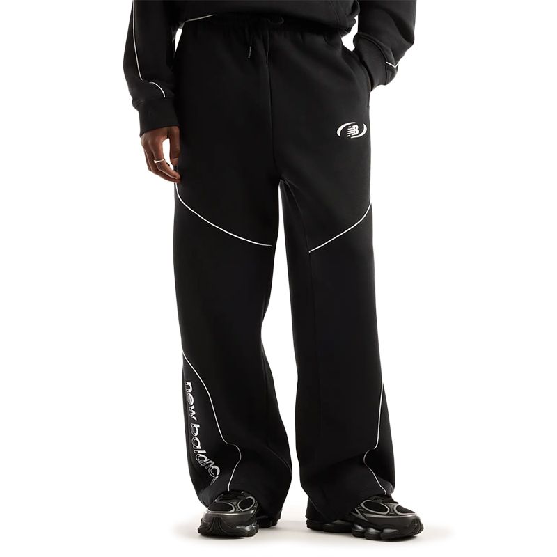 Spodnie męskie New Balance Trackside MB62G6ZVBK - czarne
