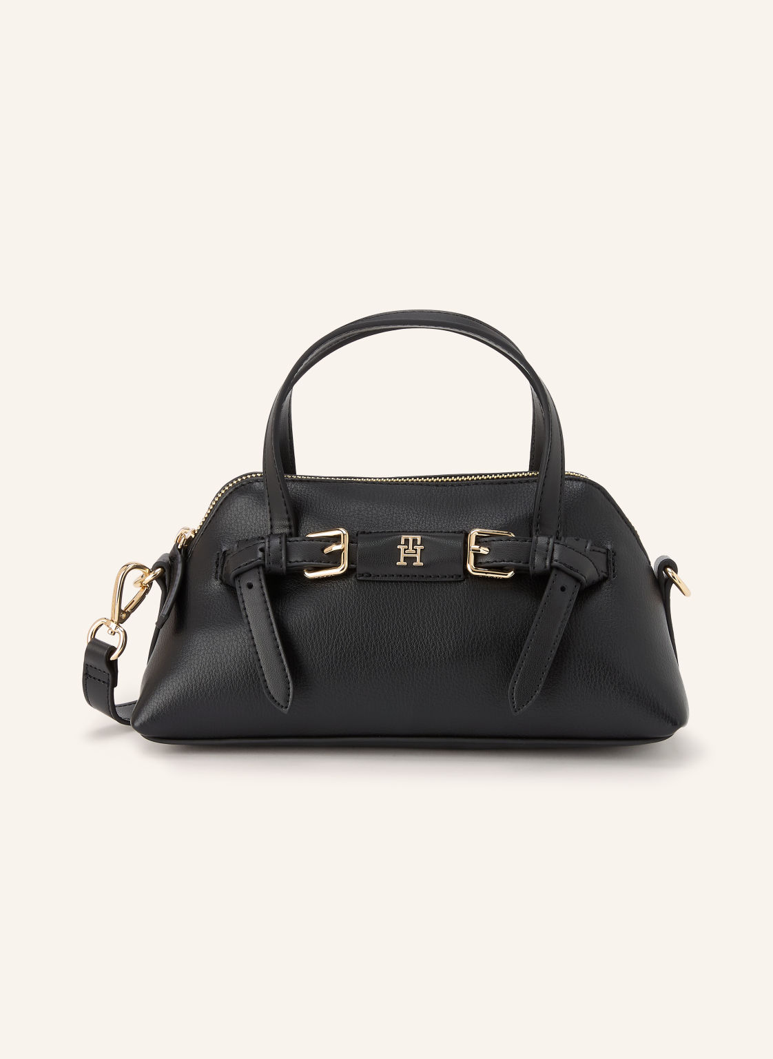 Tommy Hilfiger Listonoszka Buckle Mini schwarz