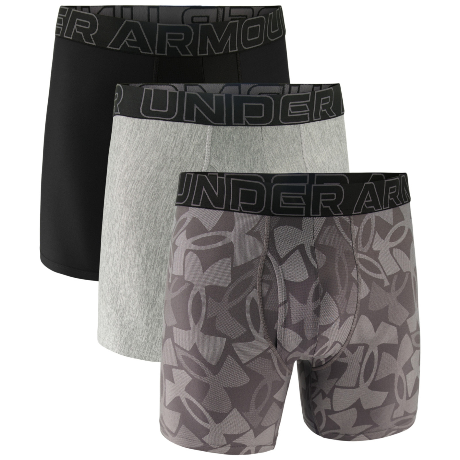 Męskie bokserki Under Armour Perf Tech Nov 6in Rozmiar: XXXL / Kolor: czarny