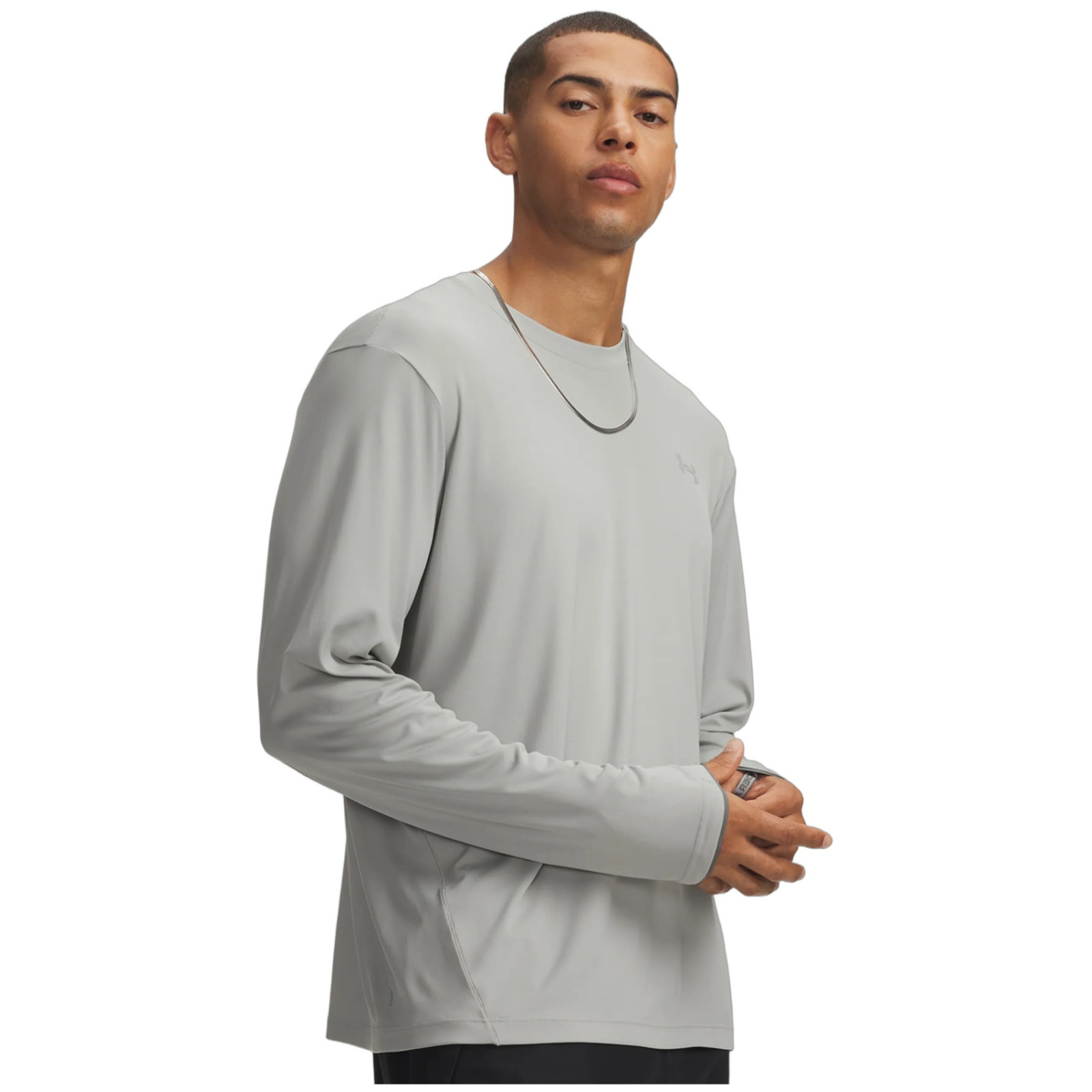 Koszulka męska Under Armour M Explor IsoChill UPF LS Rozmiar: XXL / Kolor: szary