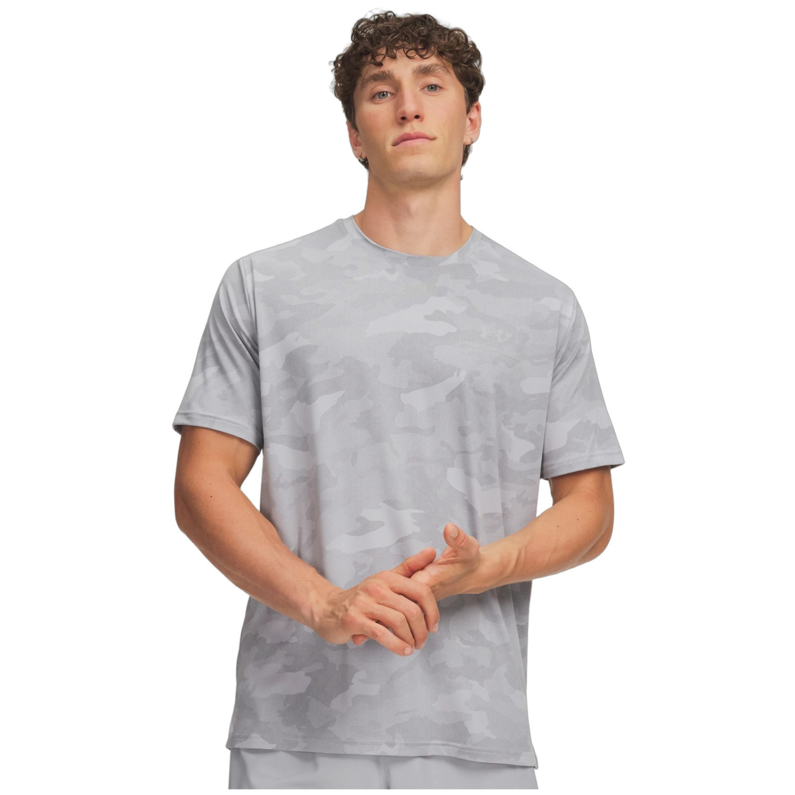 Koszulka męska Under Armour Vanish Energy Printed SS Rozmiar: XXL / Kolor: szary