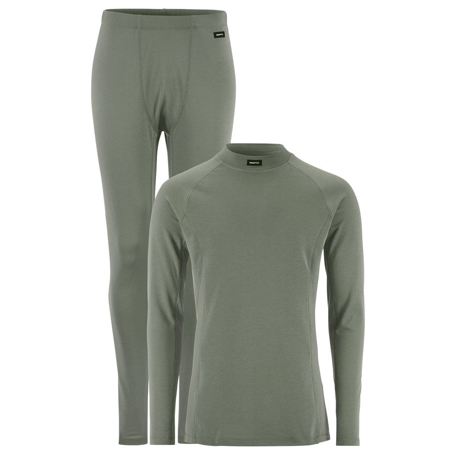 Zestaw męski Craft Thermal Baselayer Set 2 M Rozmiar: XL / Kolor: zielony