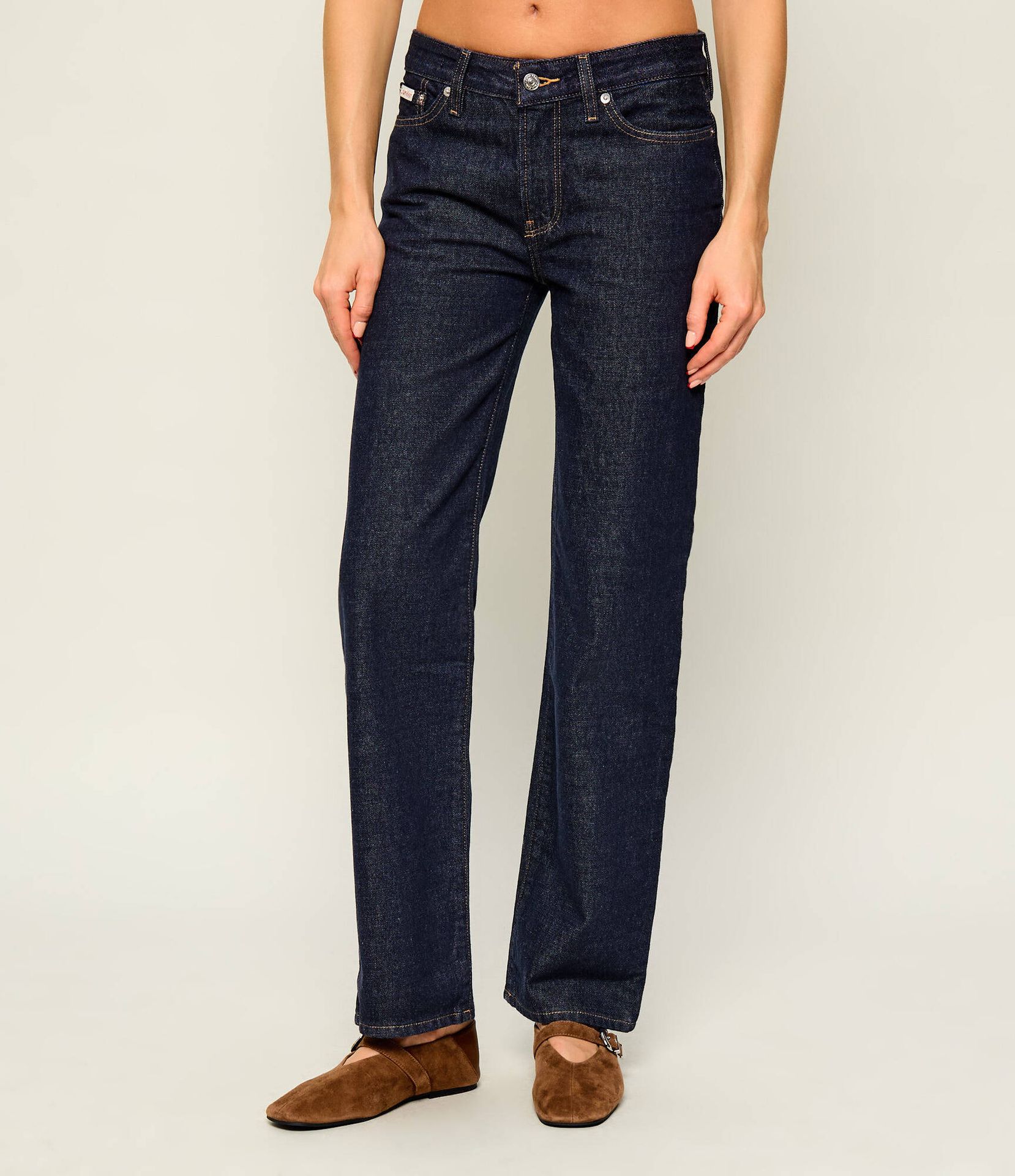 Calvin Klein Jeans Jeansy Iconic Straight fit low rise