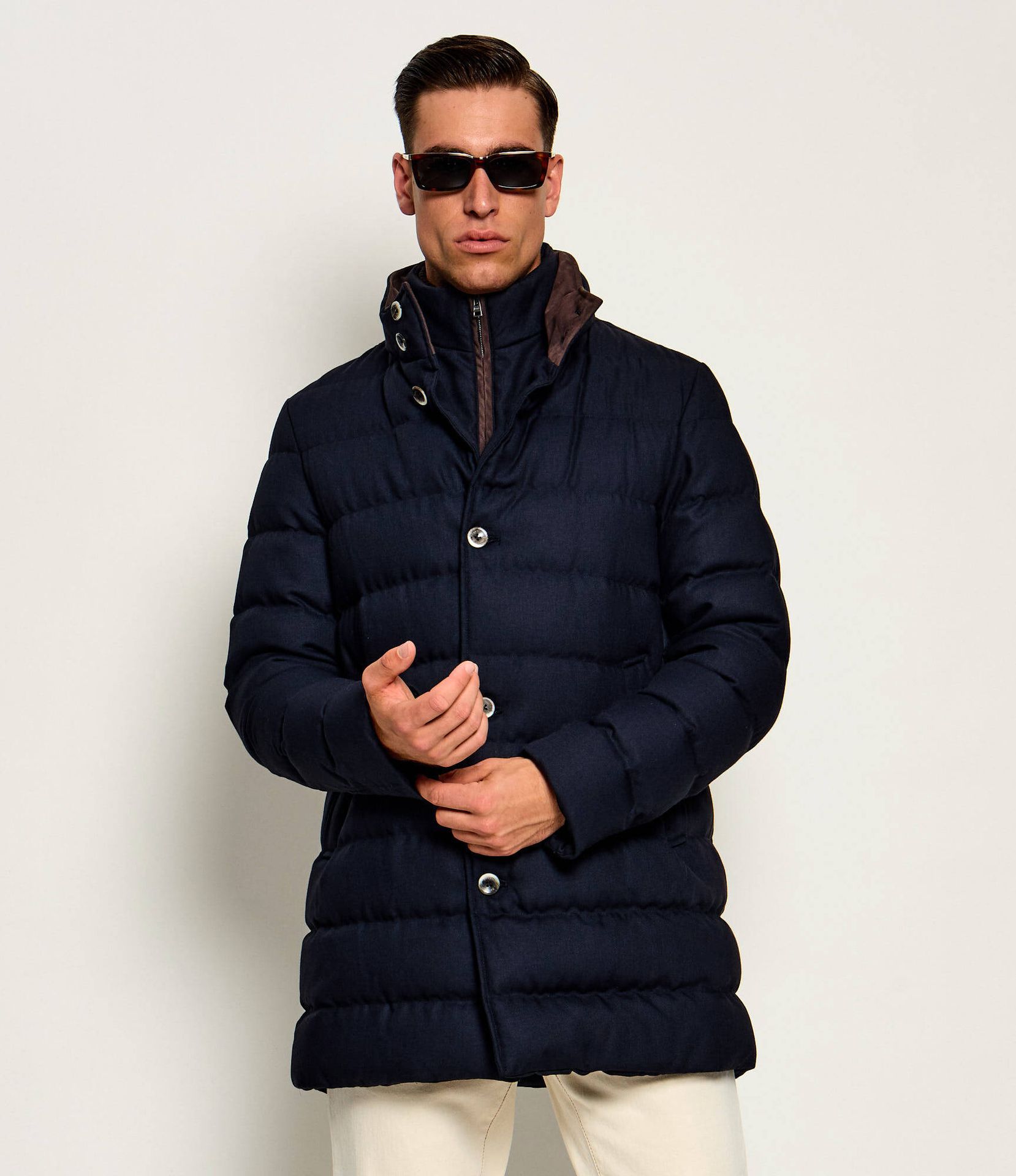 Herno Puchowa kurtka 2w1 Regular Fit z dodatkiem wełny