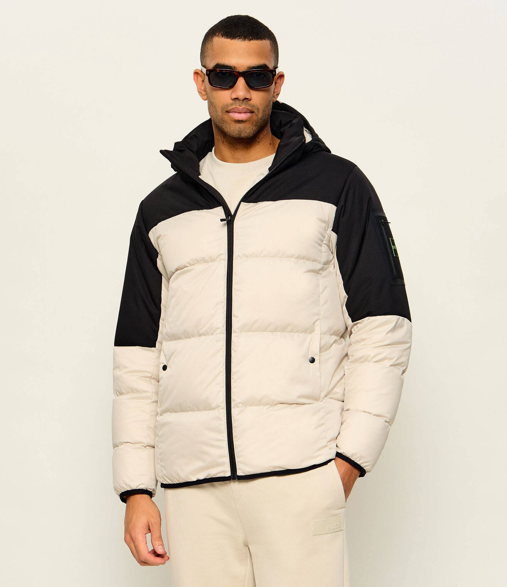 BOSS GREEN Puchowa kurtka OW_Block-X JT HD Regular Fit