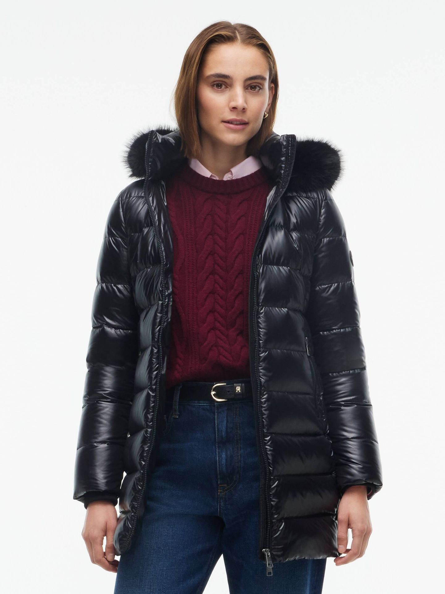 Tommy Hilfiger Puchowa kurtka Slim Fit