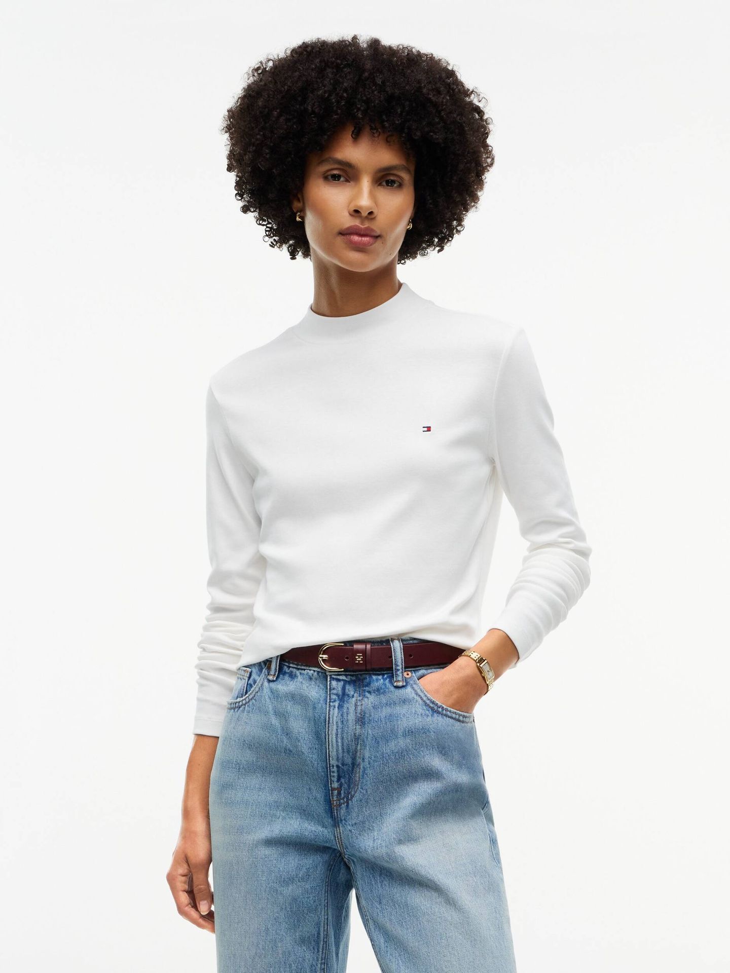 Tommy Hilfiger Półgolf Slim Fit