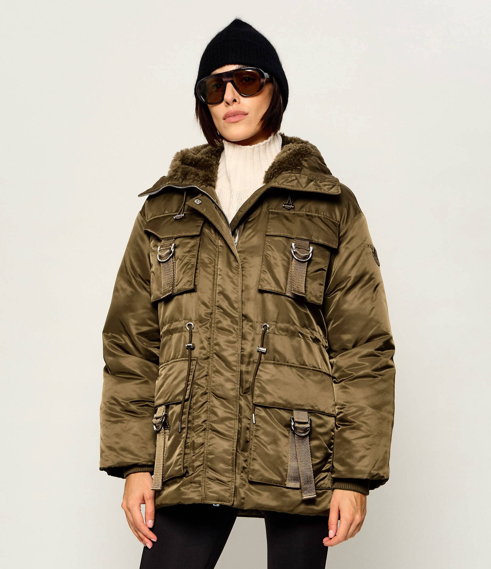 Pinko Puchowa parka Passito Regular Fit