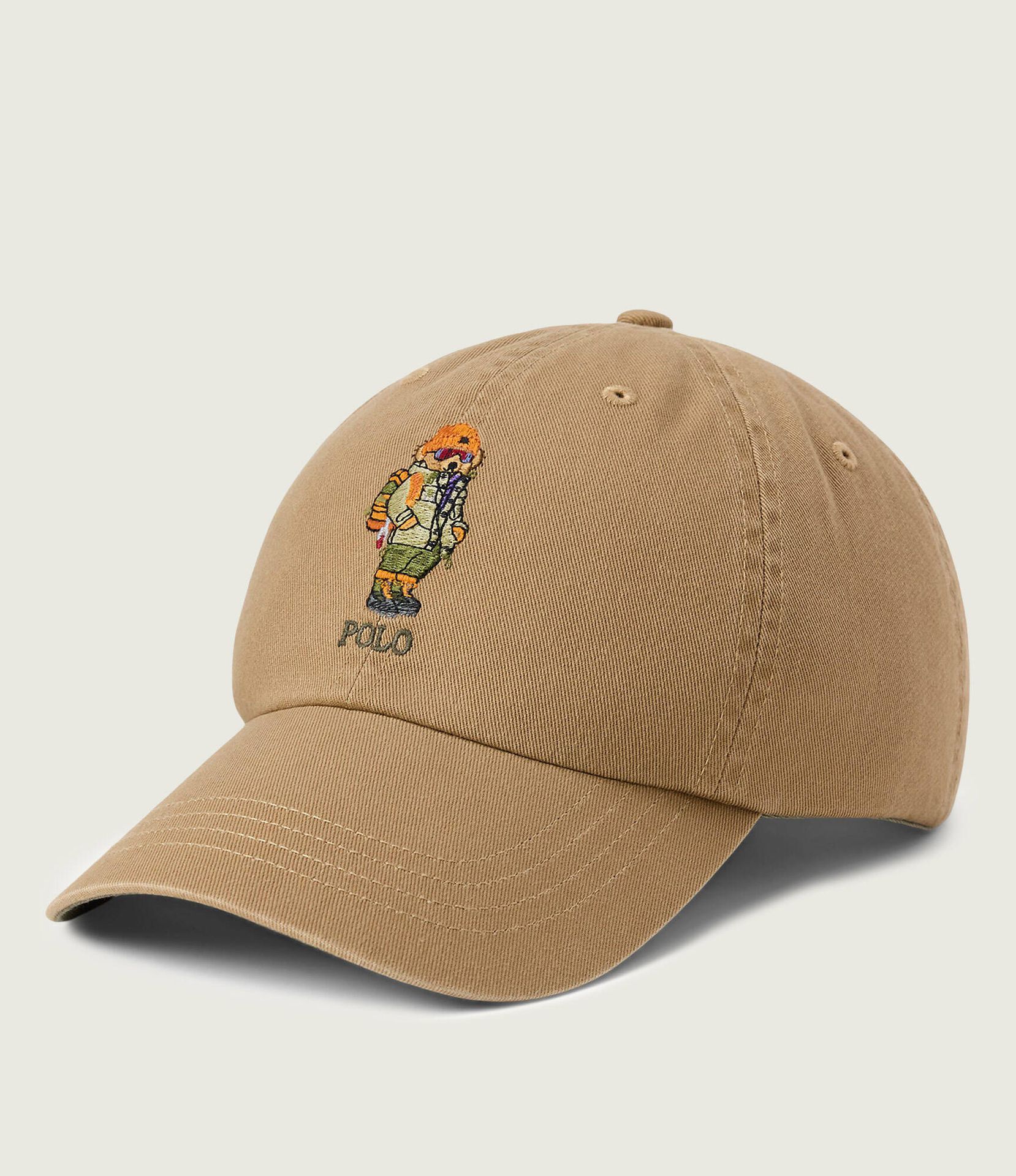 POLO RALPH LAUREN Bejsbolówka z dodatkiem skóry