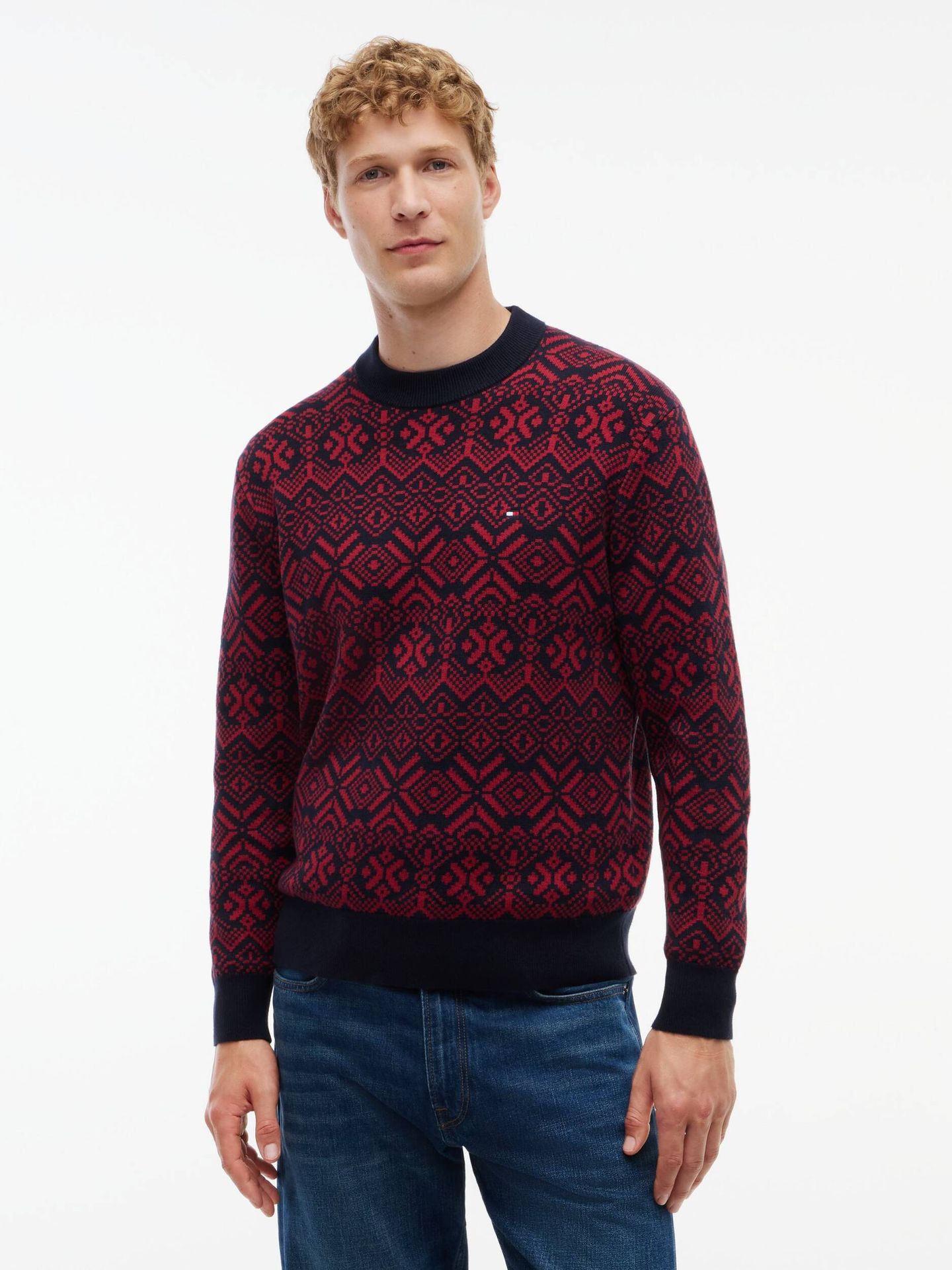 Tommy Hilfiger Sweter Fairisle Regular Fit