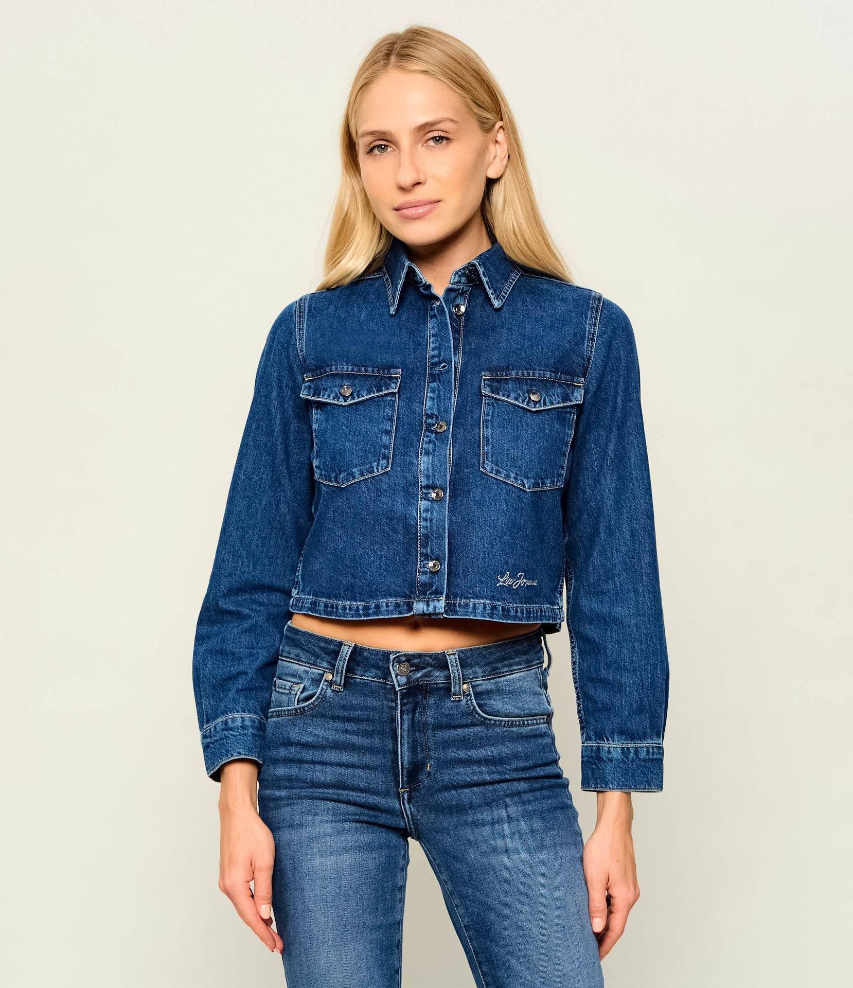Liu Jo Jeansowa kurtka Daily Cropped Fit