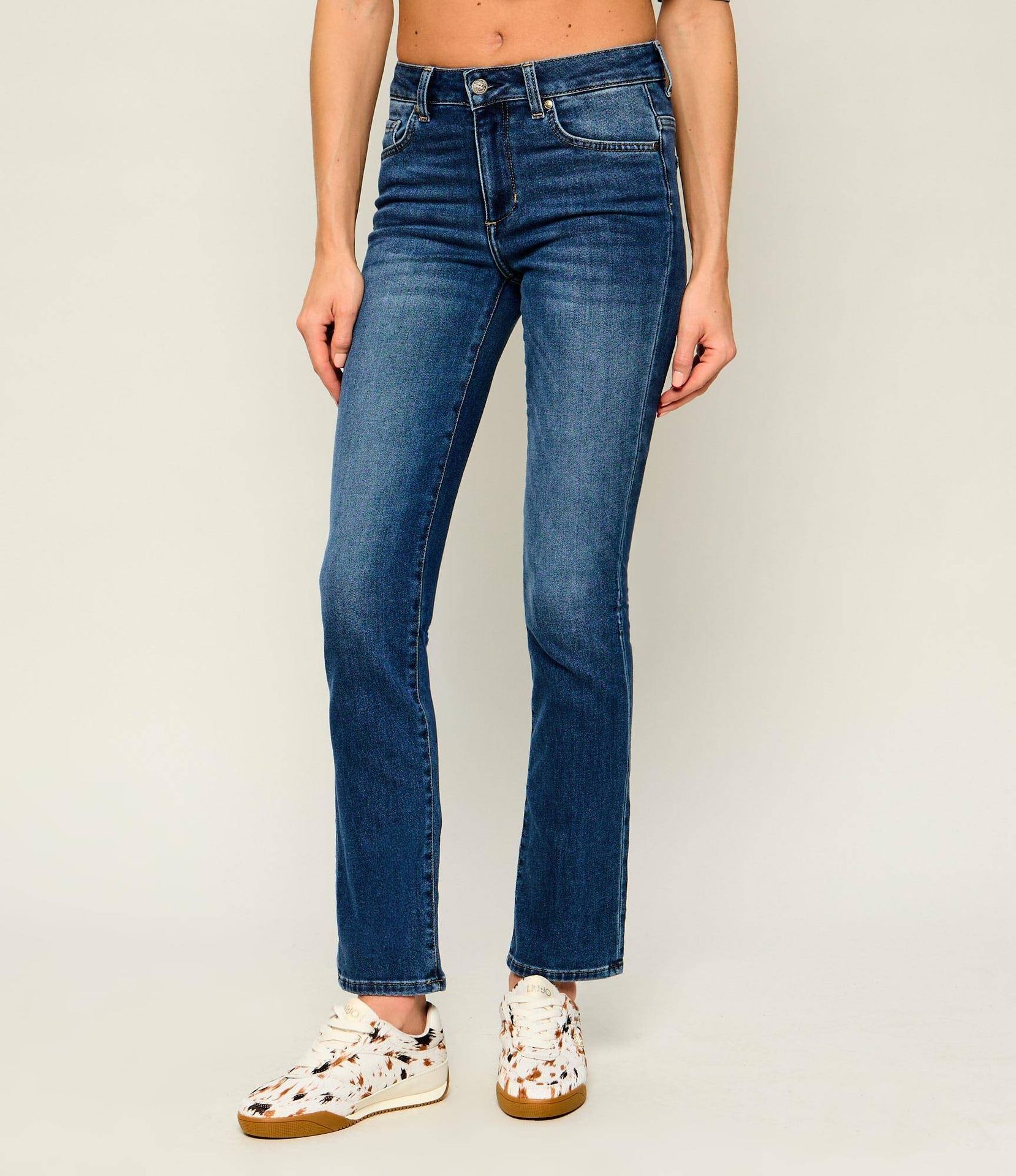 Liu Jo Jeansy Authentic Magnetic Slim Fit z dodatkiem wełny