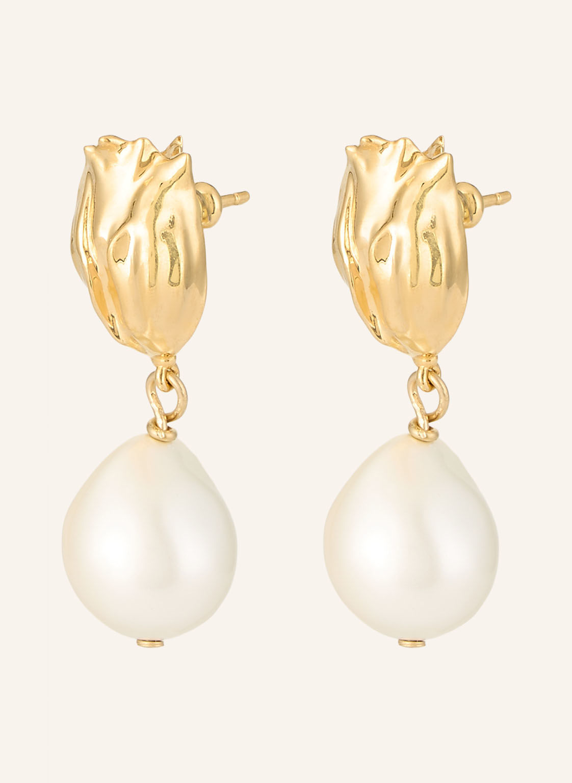 Chloé Kolczyki Wiszące Tulip gold