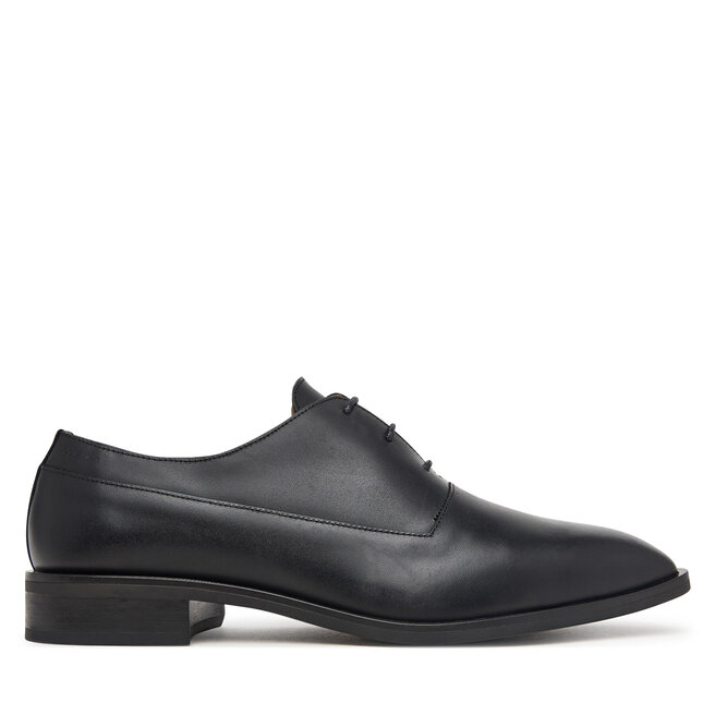 Półbuty Calvin Klein Slim Ess Oxford Lth HM0HM02274 Czarny
