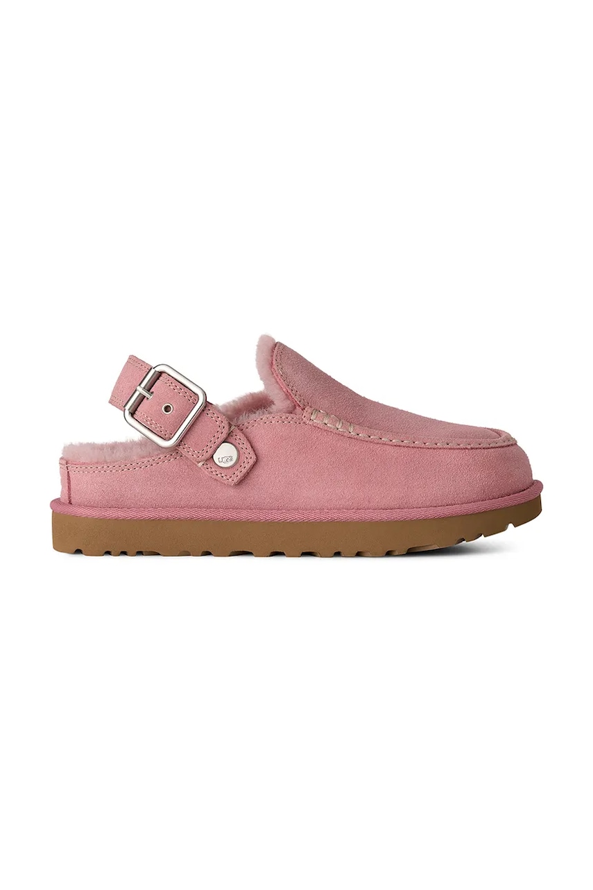 UGG W Goldenstar Evelina Clog klapki damskie zamszowe