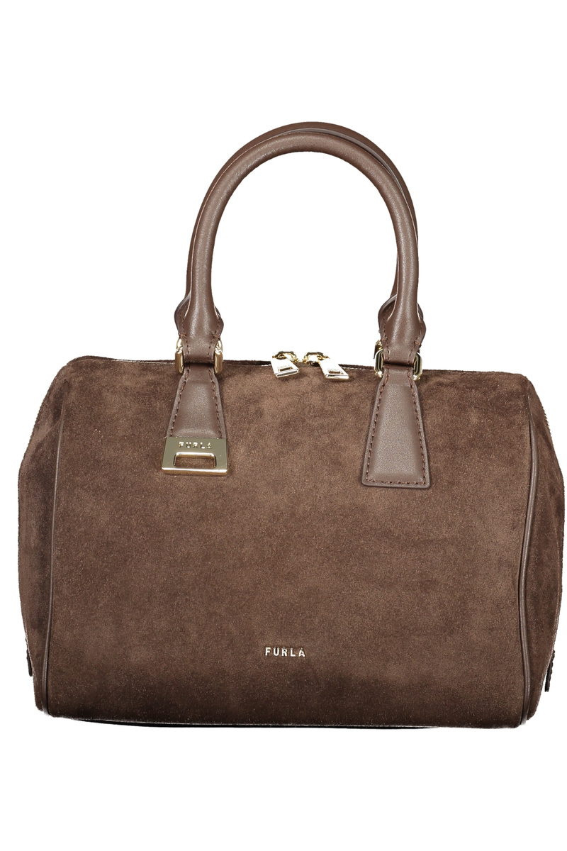 Brązowa torebka damska Furla Olivia M Boston