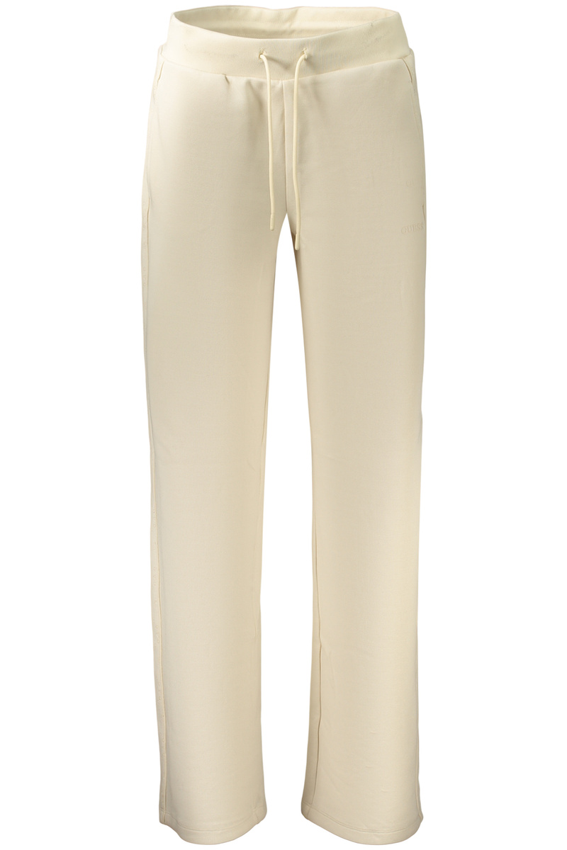 Beżowe spodnie dresowe damskie Guess Jeans V6BB20K6366