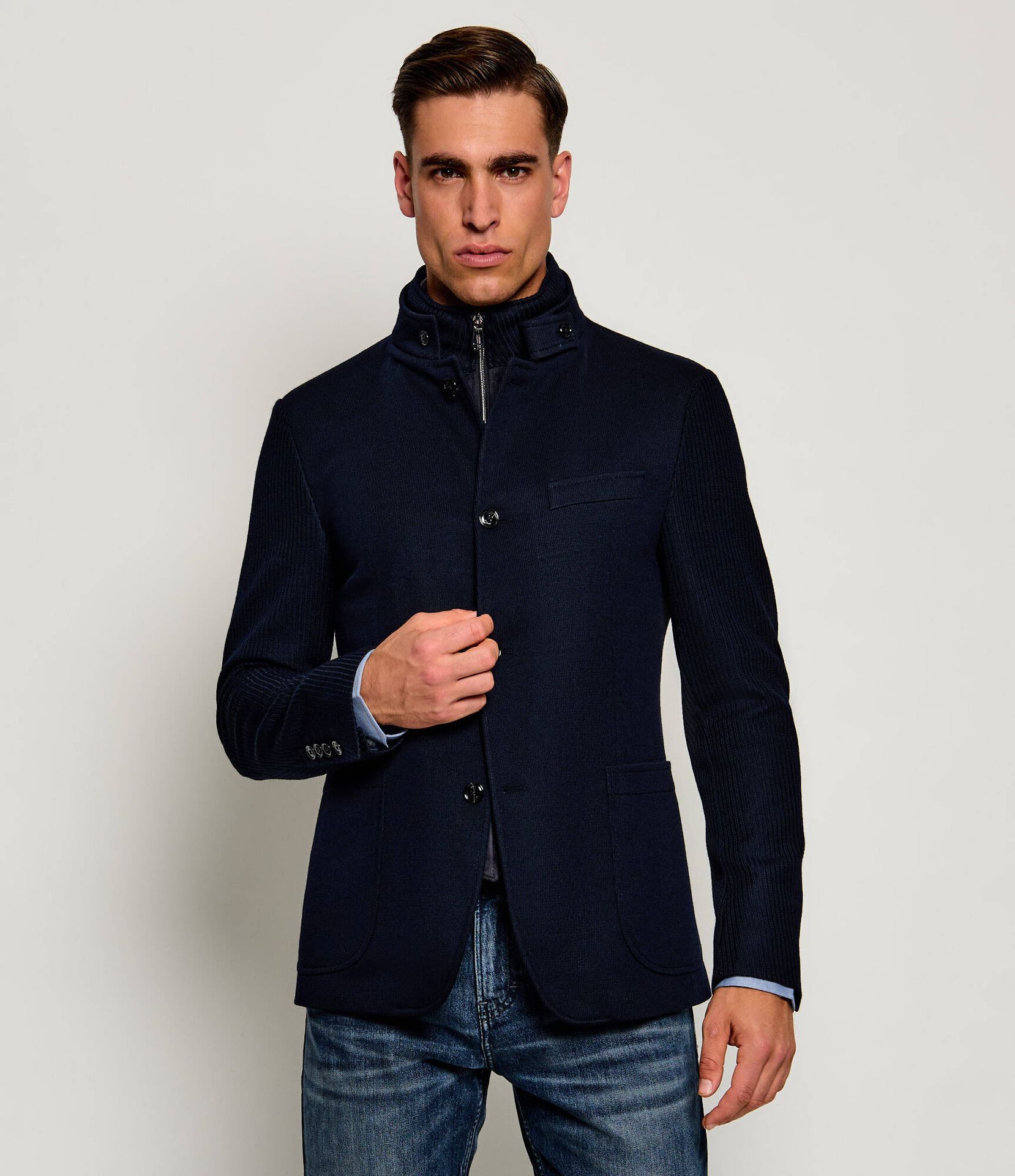 Joop! Marynarka 2w1 Hypetar-J4 Slim Fit z dodatkiem wełny