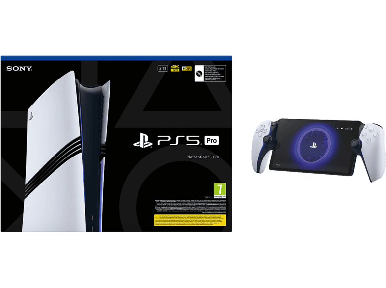 Konsola PLAYSTATION 5 Pro 2TB (CFI-7121 + PlayStation Portal Biało-czarny