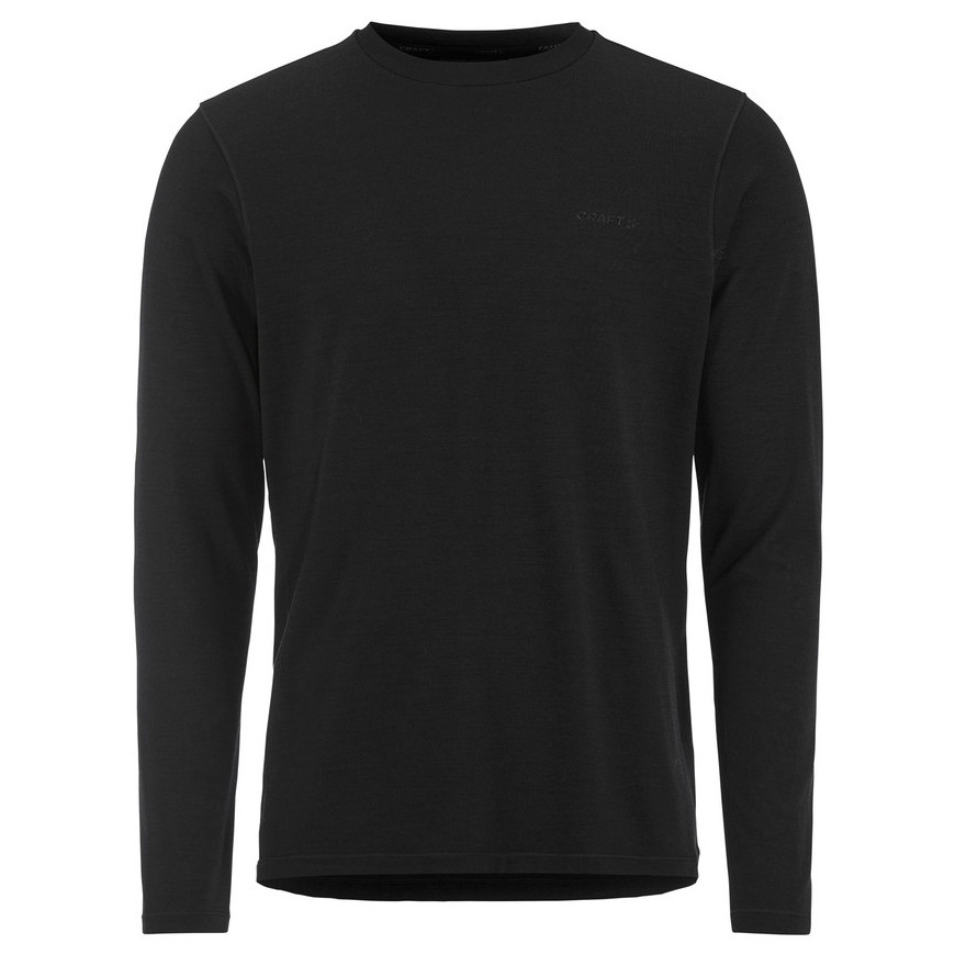 Koszulka męska Craft Wool 95 LS CN M Rozmiar: XXL / Kolor: czarny